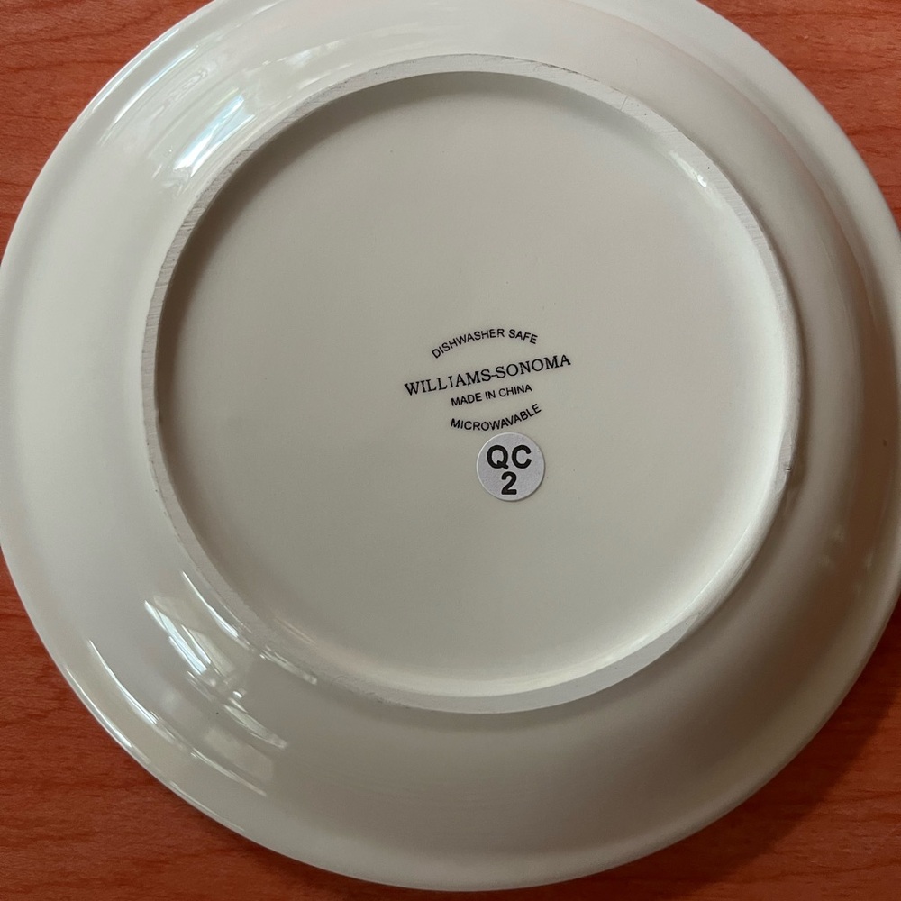New set of 6 William Sonoma cocktail recipe plates in box - Picture 6 of 12